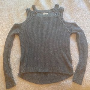 Grey Hollister textured sweater